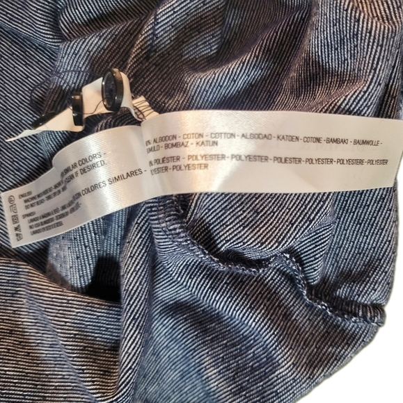 Denim & Flower / Men's Front Pocket Polo Shirt / M / Gray - Picture 4 of 7